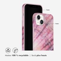 Selencia Aurora Coque Fashion iPhone 14 Plus - ﻿Coque durable - 100 % recyclée - Ocean Shell Purple