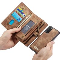 CaseMe Etui de téléphone de luxe en cuir 2 en 1 Samsung Galaxy S20