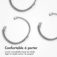 imoshion Bracelet magnétique milanais Samsung Galaxy Watch 8 (40/44mm) / Classic (46mm) - Argent