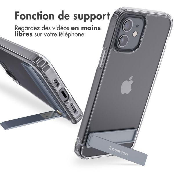 imoshion Coque Stand Apple iPhone 12 (Pro) - Transparent