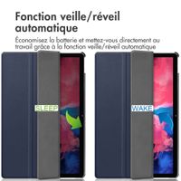 imoshion Coque tablette Trifold Lenovo Tab P11 / P11 Plus - Bleu foncé