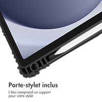Accezz Coque tablette Rugged Trifold Samsung Galaxy Tab A9 Plus - Noir