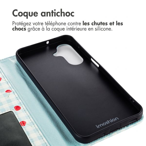 imoshion Étui de télephone portefeuille Design Samsung Galaxy A56 - Cherry Check