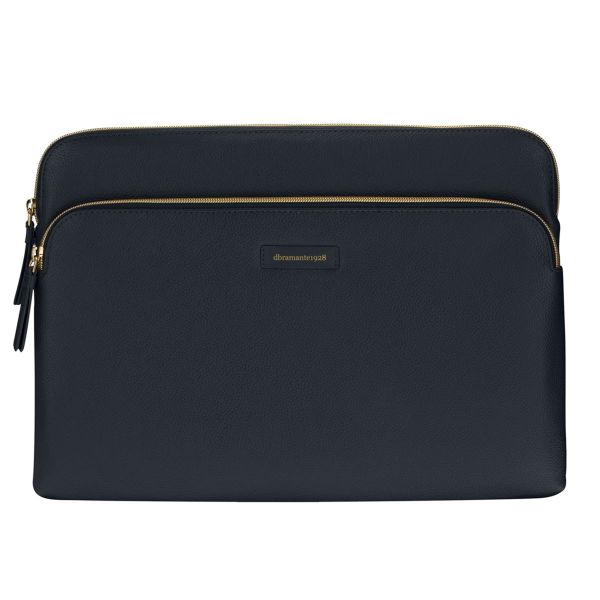 dbramante1928 ﻿Paris+ Sleeve - Pochette ordinateur 13 pouces - Cuir véritable - MacBook Pro / Air 13 pouces - Pacific Blue