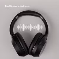 Selencia Casque sans fil Urban Play - Réduction active du bruit - Avec étui de rangement - Midnight Black