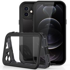 Redpepper Coque imperméable Dot Plus Apple iPhone 12 - Noir