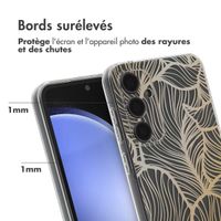 imoshion Coque Design Samsung Galaxy S23 FE - Golden Leaves