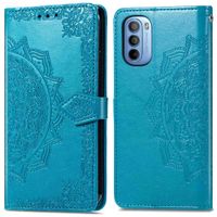 imoshion Etui de téléphone portefeuille Mandala Motorola Moto G14 - Turquoise