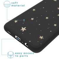 imoshion Coque Design Samsung Galaxy A12 - Etoiles / Noir