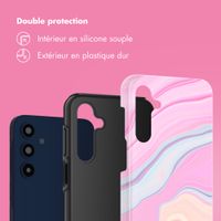 Selencia Coque arrière Vivid Samsung Galaxy A16 - Pastel Lipstick Marble