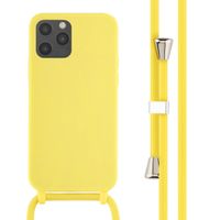 imoshion ﻿Coque en silicone avec cordon iPhone 12 (Pro) - Jaune