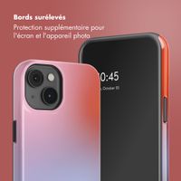 Selencia Coque arrière Vivid avec MagSafe Apple iPhone 14 - Gradient Soft Blush