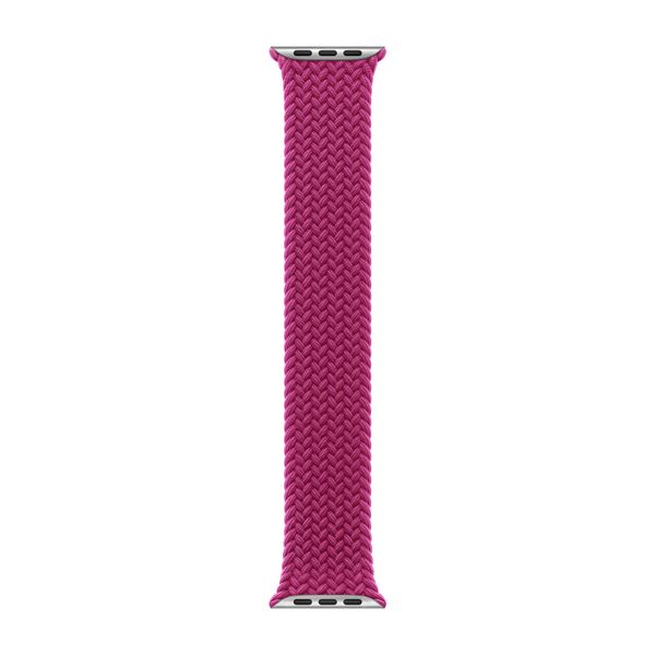 Apple Bracelet Solo tressé Apple Watch Series 1 - 11 / SE / Ultra (44/45/46/49 mm) - Taille 10 - Magenta
