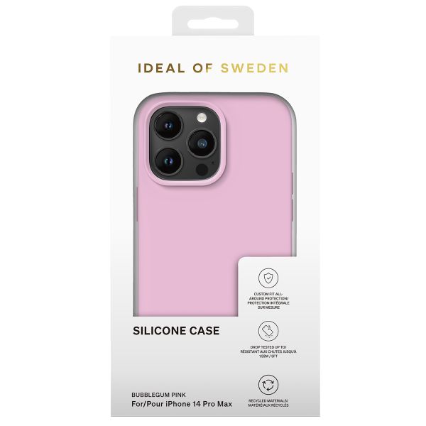 iDeal of Sweden Coque Silicone iPhone 14 Pro Max - Bubble Gum Pink