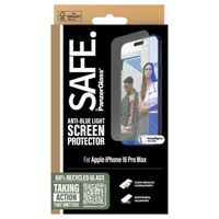 PanzerGlass SAFE ﻿Protection d'écran EyeCare Ultra-Wide Fit Anti avec applicateur iPhone 16 Pro Max