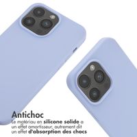 imoshion ﻿Coque en silicone avec cordon iPhone 14 Pro Max - Violet