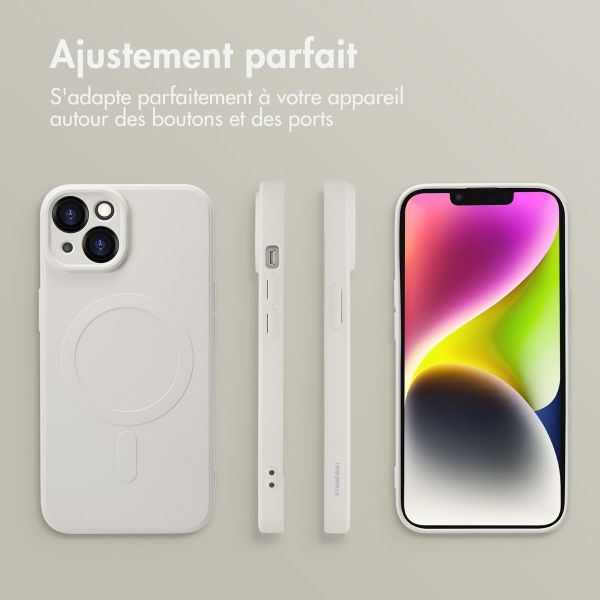 imoshion Coque Couleur avec MagSafe Apple iPhone 14 - Beige