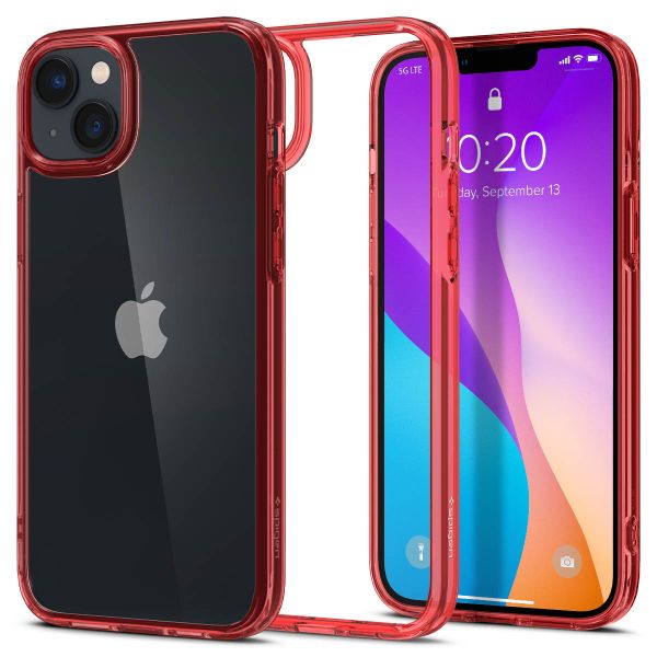 Spigen Coque Ultra Hybrid iPhone 14 - Rouge