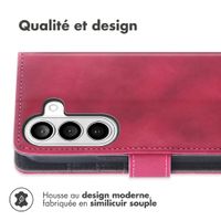 imoshion Etui de télephone portefeuille avec cordon Samsung Galaxy A27 (5G) - Rouge