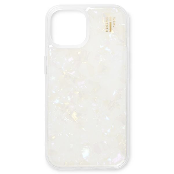 iDeal of Sweden Coque Pearlized Apple iPhone 13/14/15/16e - Blanc