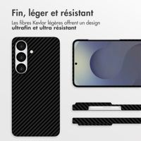 Accezz Coque Kevlar® MagSafe Samsung Galaxy S26 - Noir