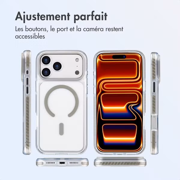 imoshion Coque Combat MagSafe Apple iPhone 17 Pro Max - Gris