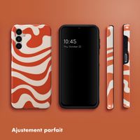 Selencia Coque arrière Vivid Tough Samsung Galaxy A14 (5G/4G) - Dream Swirl Orange