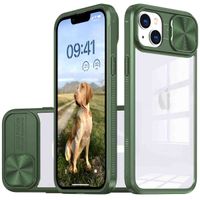 imoshion Coque arrière Camslider iPhone 13 - Vert foncé