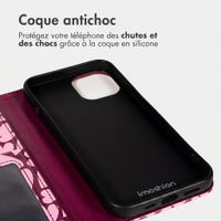 imoshion Étui de télephone portefeuille Design Apple iPhone 15 - Hearty Blush
