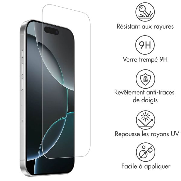 Accezz Protection d'écran en verre trempé Apple iPhone Air