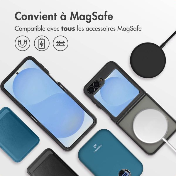 imoshion Coque Color Guard avec MagSafe Samsung Galaxy Z Flip 7 FE - Noir