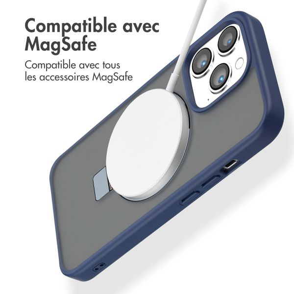 Accezz Coque Ring Stand avec MagSafe iPhone 13 Pro - Blue