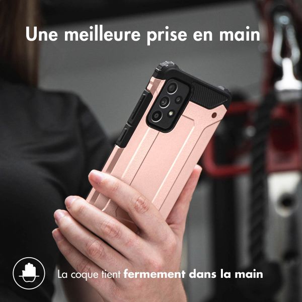 imoshion Coque Rugged Xtreme Samsung Galaxy A33 - Rose Dorée