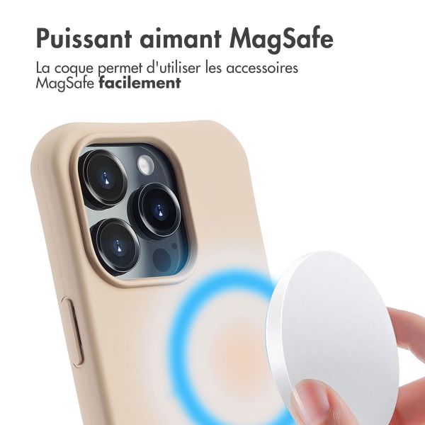 imoshion Coque de couleur avec cordon amovible MagSafe iPhone 16 Pro - Nude