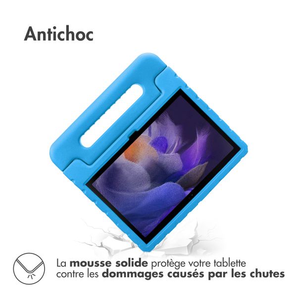 imoshion Coque kidsproof avec poignée Samsung Galaxy Tab A8 - Bleu