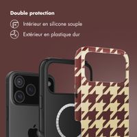 Selencia Coque arrière Vivid avec MagSafe Apple iPhone 17 Pro - Pied-de-Poule