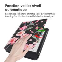 imoshion Design Slim Hard Case Sleepcover Kobo Clara Colour / BW - Blossom