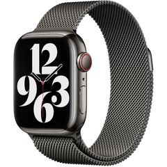 Apple ﻿Bracelet à boucle Milanais Apple Watch Series 1-9 / SE - 38/40/41 mm / Series 10 - 42 mm - Graphite