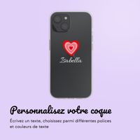 Coque avec votre propre photo et/ou texte Apple iPhone 15 - Hartje