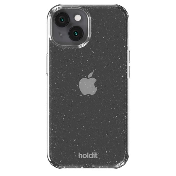 Holdit Coque Pailletée Apple iPhone 15 / 14 / 13 - Blanc