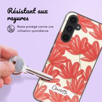 Coque personnalisée avec des fleurs Samsung Galaxy A54 (5G) - Transparent