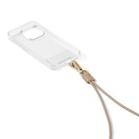 iDeal of Sweden Vegan Leather Phone Strap - Cordon de téléphone universel réglable - Beige