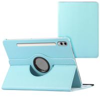 imoshion Coque tablette rotatif à 360° Samsung Galaxy Tab S10 Plus / Tab S9 FE Plus / Tab S9 Plus - Bleu clair