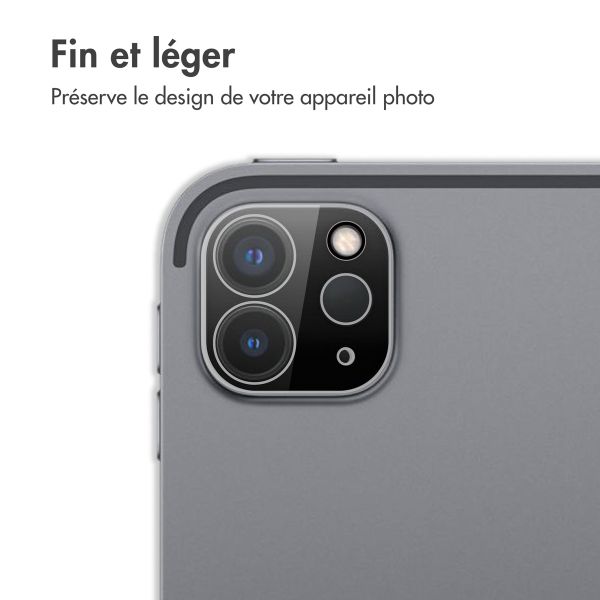 imoshion Protection d'écran camera en verre trempé 2 Pack Apple iPad Pro 11 (2020/2021/2022) / iPad Pro 12.9 (2020/2022)