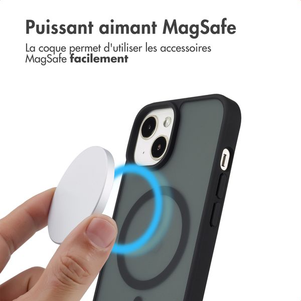 imoshion Coque Color Guard avec MagSafe iPhone 13 / 14 - Noir