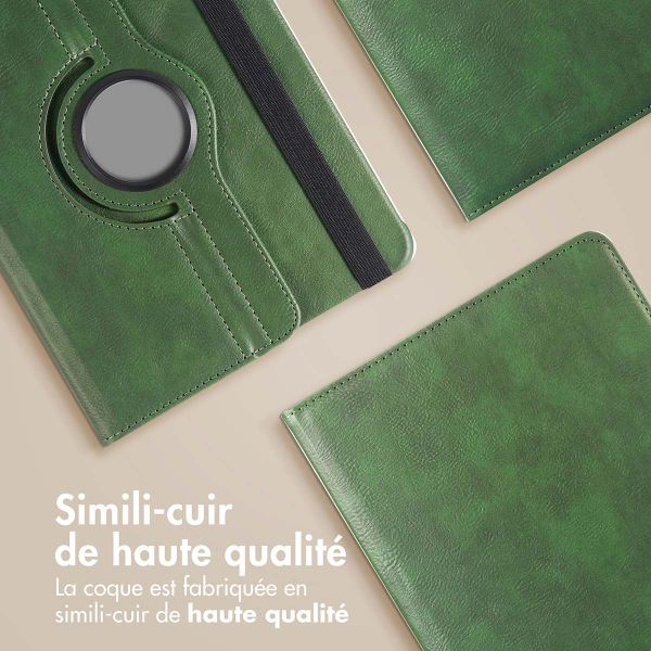 imoshion Coque tablette rotatif à 360° Samsung Galaxy Tab S10 Plus / Tab S9 Plus / Tab S9 FE Plus - Vert