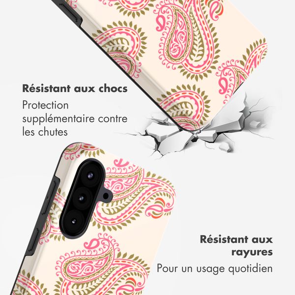 Selencia Coque arrière Vivid Samsung Galaxy A57 (5G) - Paisley Blush