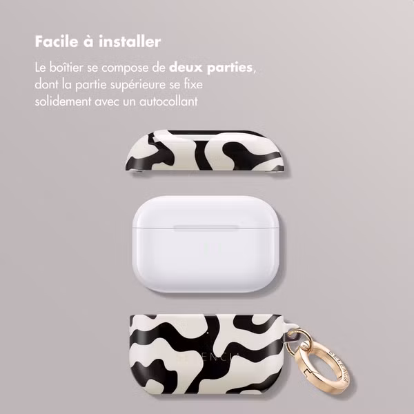Selencia Coque Vivid Apple AirPods Pro - Art Wave Black