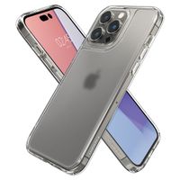 Spigen Coque arrière Quartz Hybrid Matte Clear Apple iPhone 14 Pro Max - Transparent