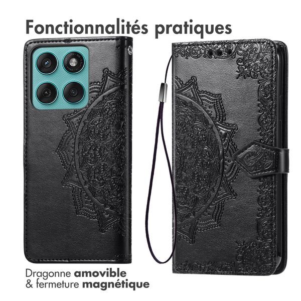 imoshion Etui de télephone Mandala Motorola Moto G57 Power - Noir